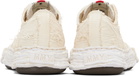 Maison MIHARA YASUHIRO Off-White 'Peterson23' OG Sole Ripped Overdye Canvas Sneakers