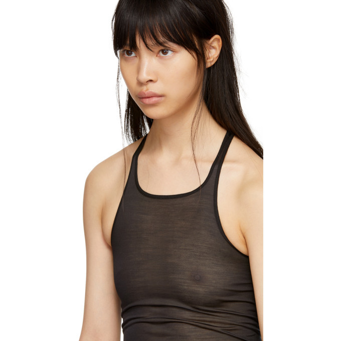 rickowens lilies タンク Rick Owens Lilies Tan Magnetic Tank Top Rick Owens Lilies
