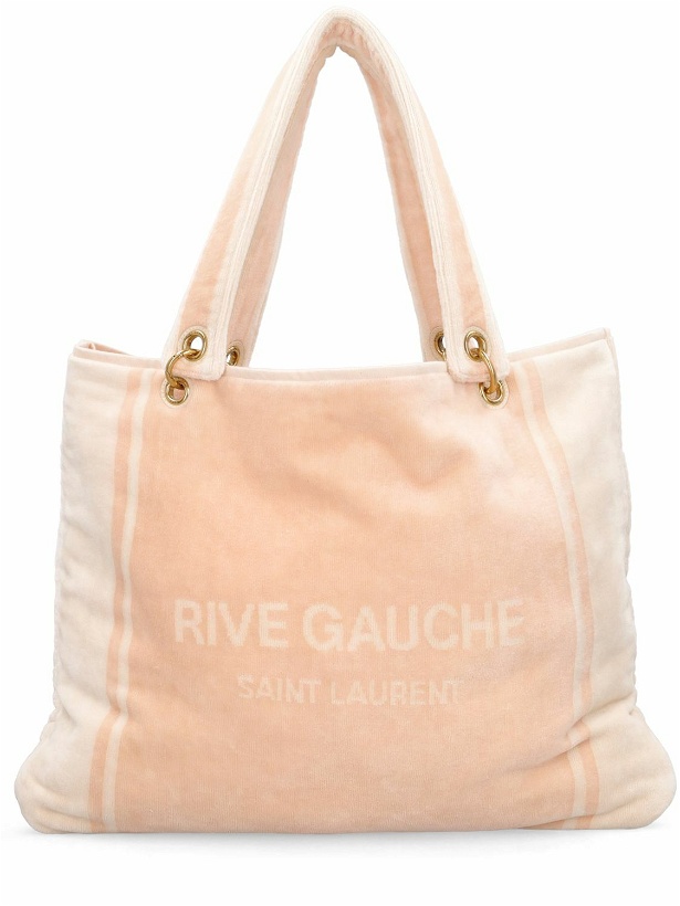 Photo: SAINT LAURENT - Rive Gauche Toweling Tote Bag