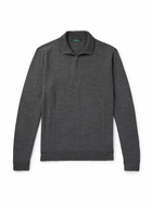 Incotex - Wool Half-Zip Sweater - Gray