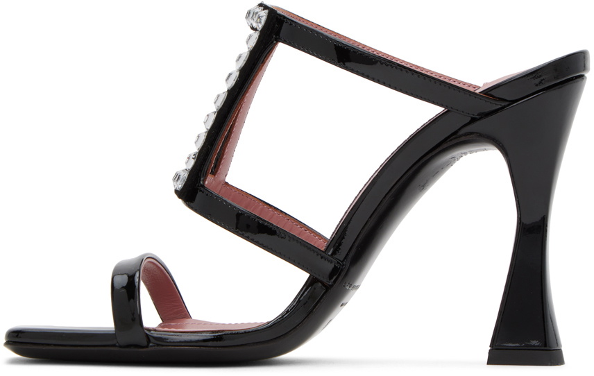 Les Petits Joueurs Black Hoya Heeled Sandals