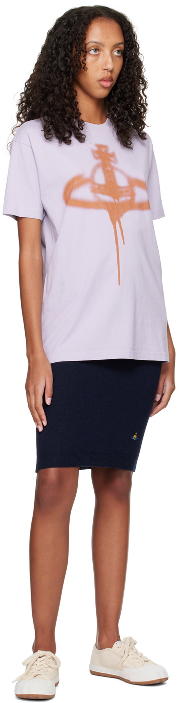 Vivienne Westwood Purple Spray Orb T-Shirt Vivienne Westwood Vivienne Westwood Purple Spray Orb T-Shirt Vivienne Westwood