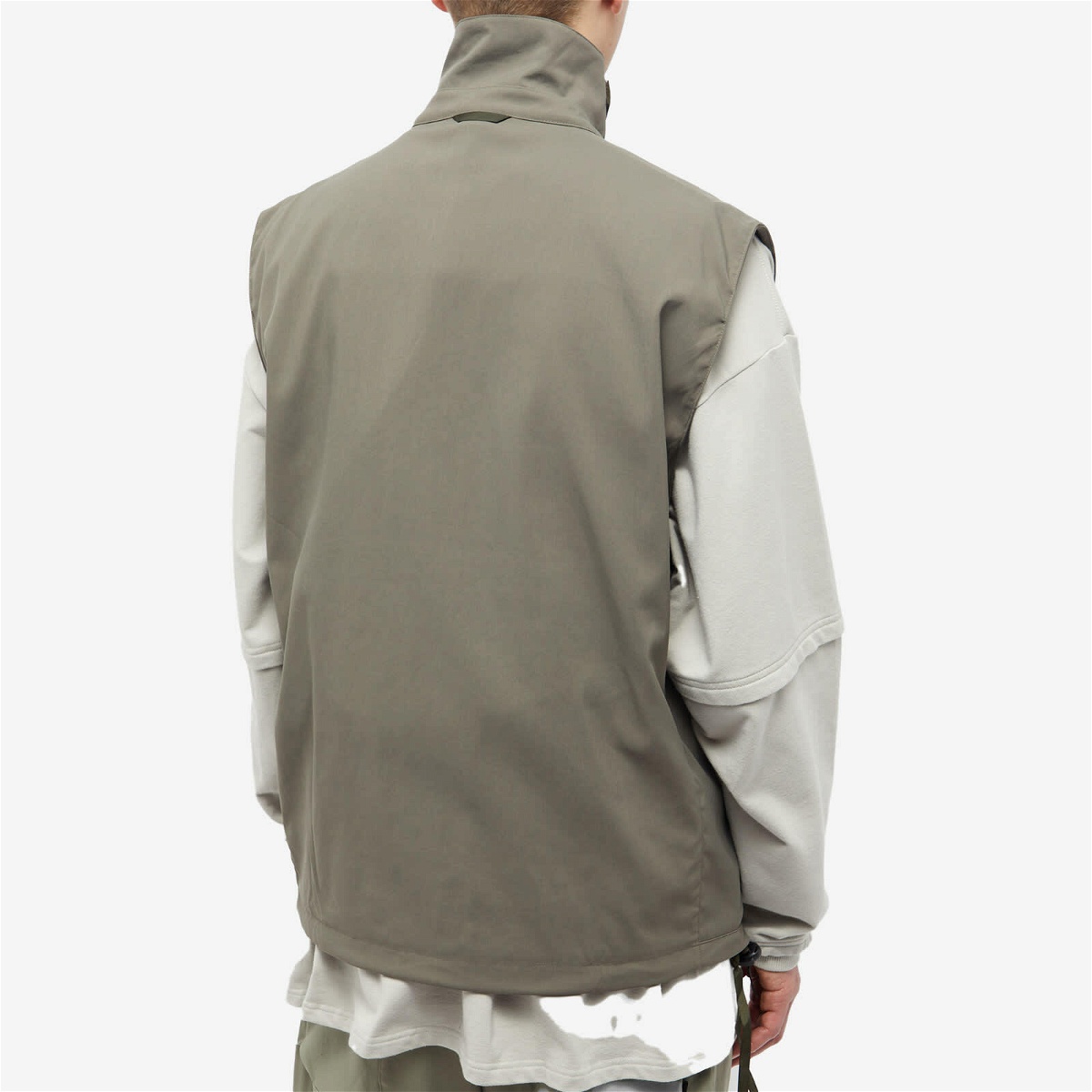 Acronym Men's Nylon Stretch Rider Vest in Grey