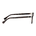 Fendi Black and Brown Round Glasses