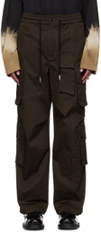 Feng Chen Wang Brown Cotton Cargo Pants