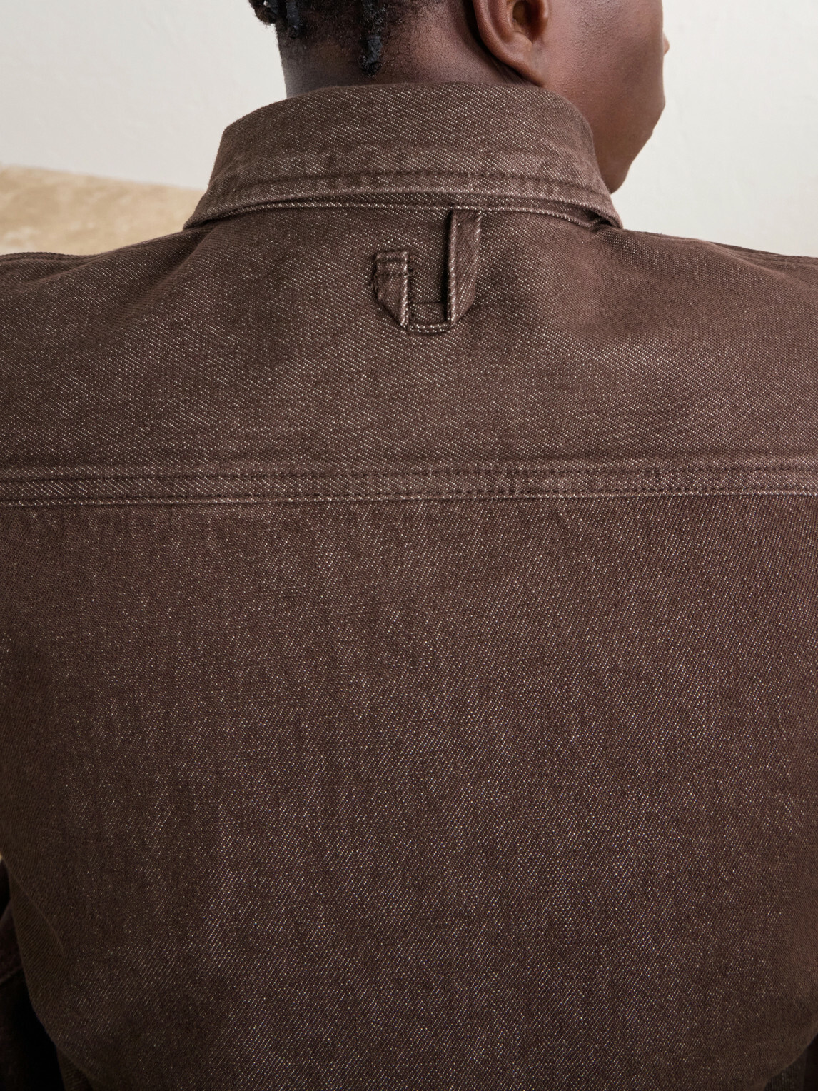 Jacquemus - Simon Logo-Embroidered Denim Shirt - Brown