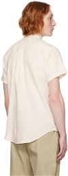 Naked & Famous Denim Off-White Easy Shirt