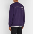 Undercover - Printed Loopback Cotton-Jersey Sweatshirt - Purple