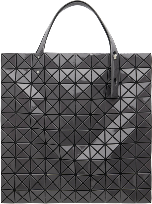 Photo: BAO BAO ISSEY MIYAKE Gray Prism Gloss Tote