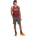 Satisfy Burgundy Race Singlet Tank Top