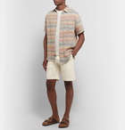 Orlebar Brown - Dane Garment-Dyed Slim-Fit Stretch-Cotton Twill Shorts - Cream