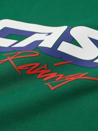 Casablanca - Logo-Print Organic Cotton-Jersey Sweatshirt - Green