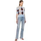KHAITE Blue Danielle Stretch Jeans