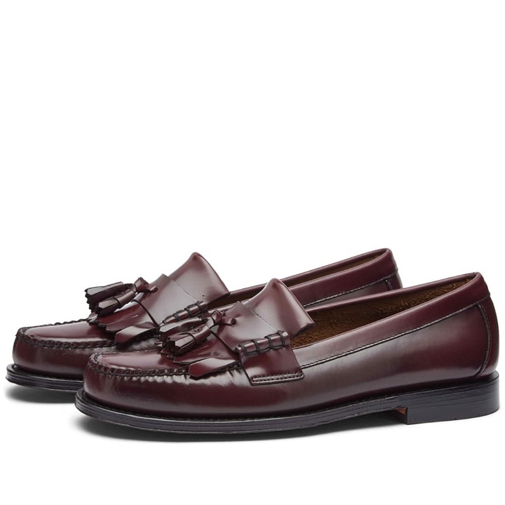 Photo: Bass Weejuns Men's Layton Kiltie Loafer in Wine Leather