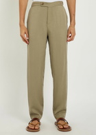 Raith Sergio Tapered-leg Trousers Khaki