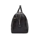 Gucci Black Gucci Signature Weekender Duffle Bag