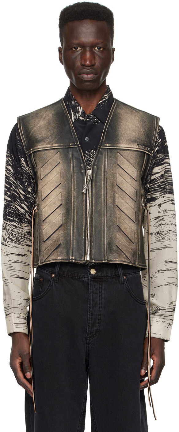 Photo: EYTYS SSENSE Exclusive Black Harper Leather Vest