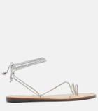 Amanu Karima metallic leather sandals