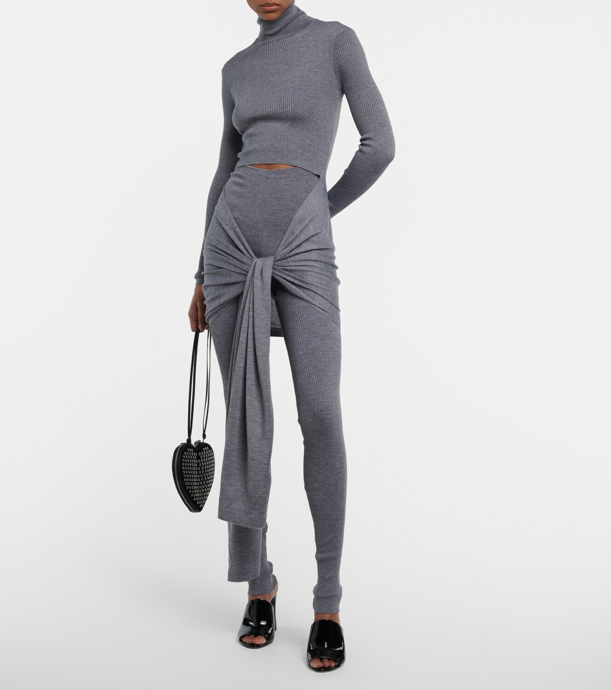 ALAÏA Stretch-knit leggings