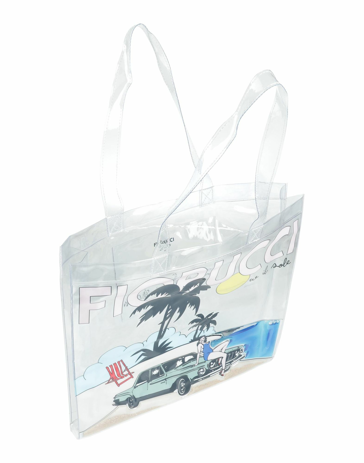 Fiorucci Womens Shoulder bag in Transparent