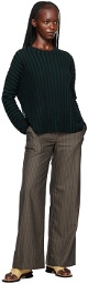 Eckhaus Latta Black & Green Keyboard Sweater