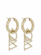 OFF-WHITE - Ow Brass Hoop Earrings