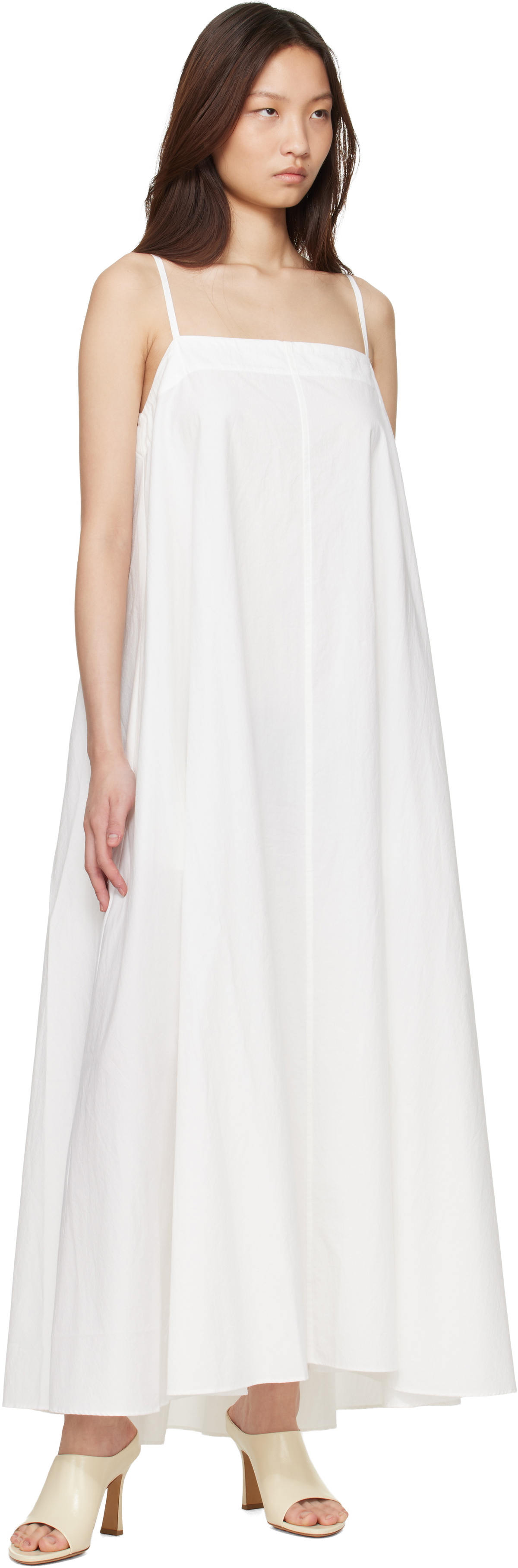 Studio Nicholson White Achille Maxi Dress