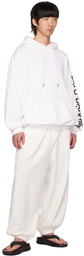 LU'U DAN White Oversized Hoodie