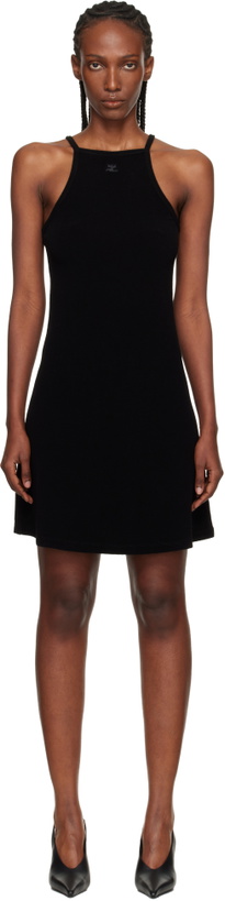 Photo: Courrèges Black Spongy Heritage Minidress