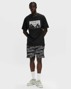 Fucking Awesome Aop Stamp Sweatshorts Black - Mens - Casual Shorts