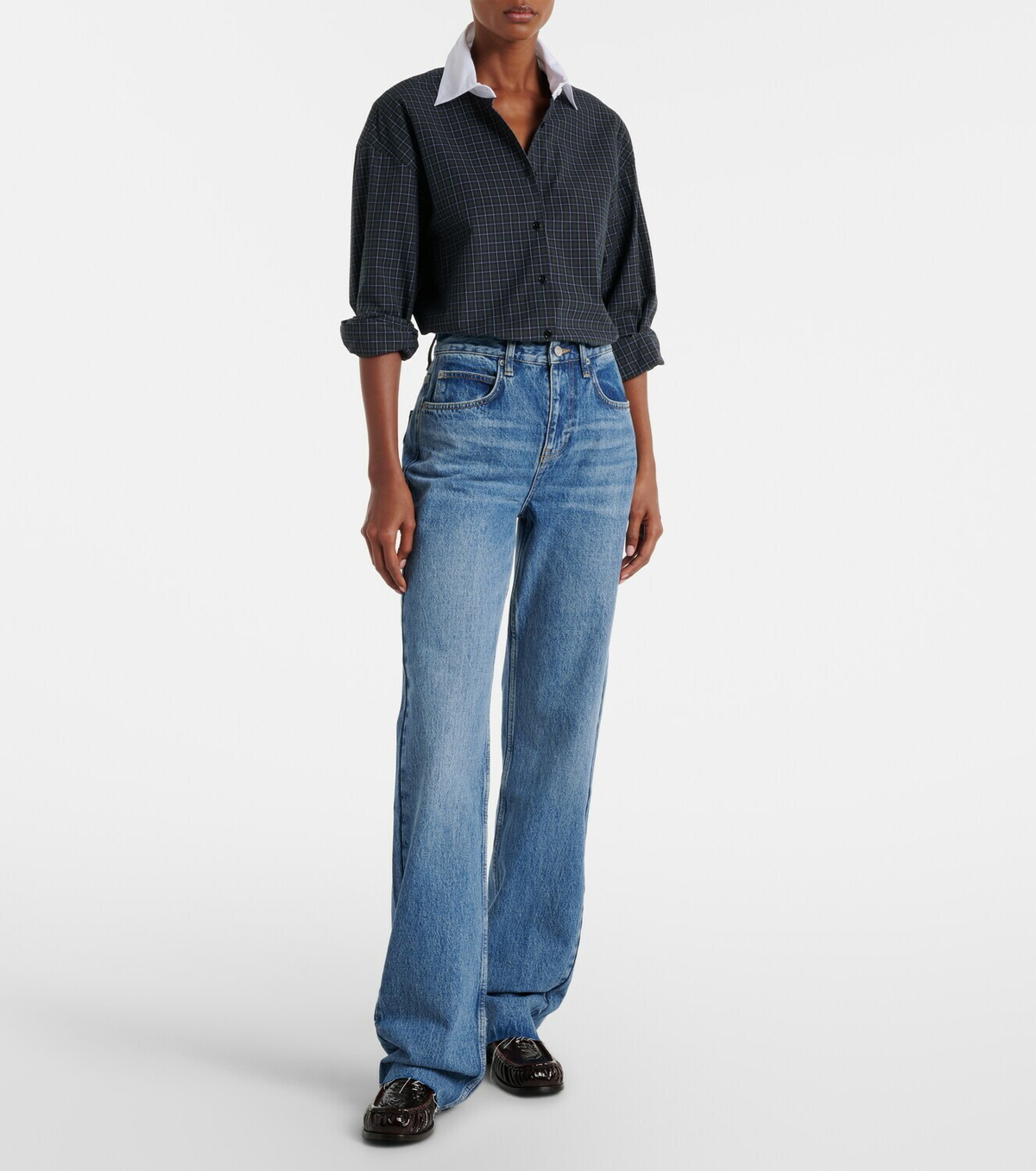 The Frankie Shop Dalston mid-rise flared jeans