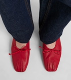 Magda Butrym Bow-detail leather ballet flats