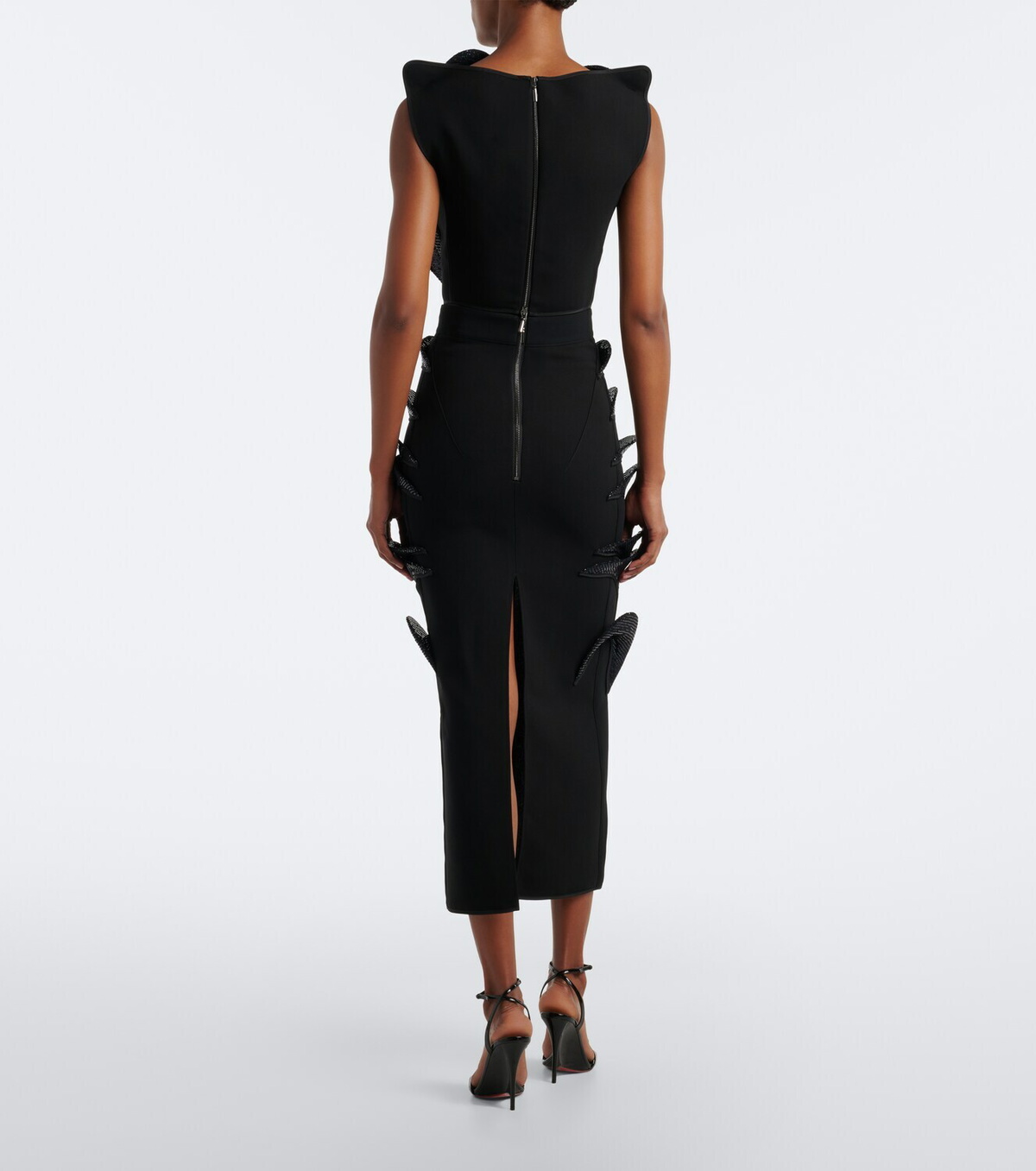 Maticevski Arching sequined embellished pencil skirt