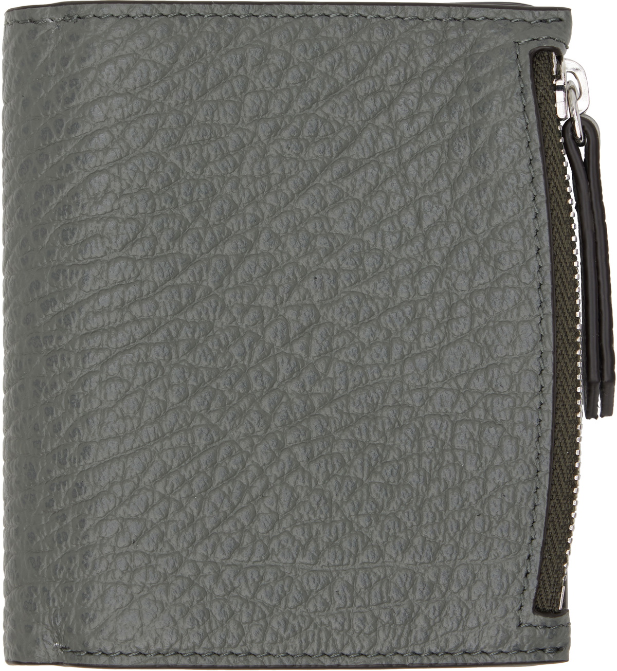 Maison Margiela Gray Flip Flap Small Wallet Maison Margiela