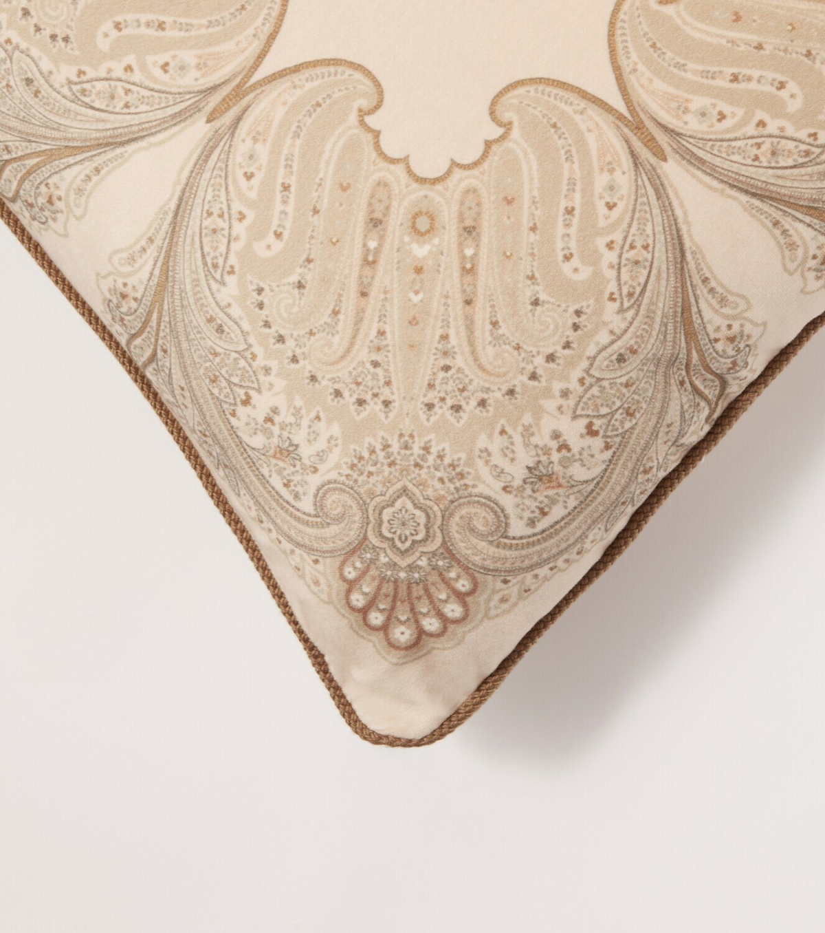 Etro Pegaso paisley cotton velvet cushion