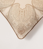 Etro Pegaso paisley cotton velvet cushion