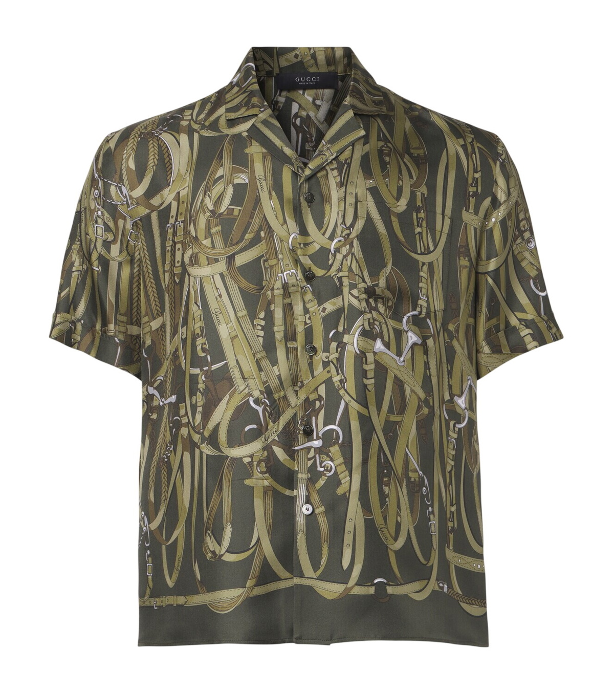 GUCCI - Gucci Souvenir From Los Angeles' Print Cotton Shirt Gucci