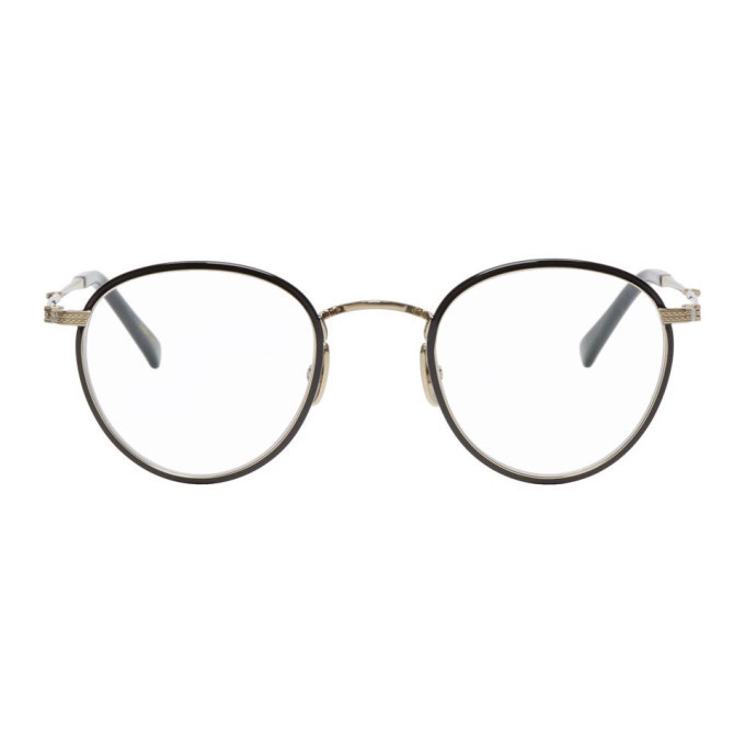 Photo: Mr. Leight Black and Gold Carlyle Glasses