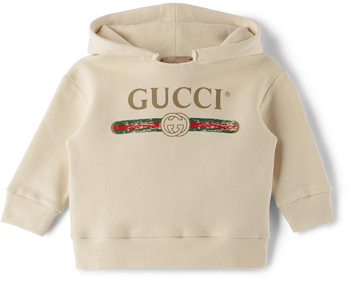 Photo: Gucci Baby Off-White Logo Hoodie