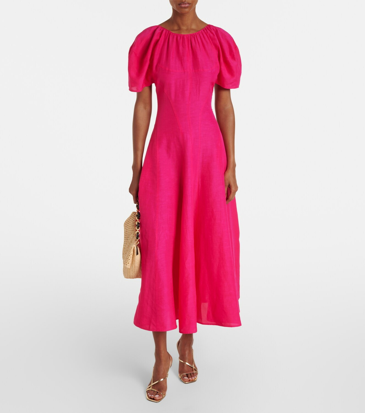 Tory Burch Balloon-sleeve maxi dress