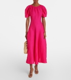 Tory Burch Balloon-sleeve maxi dress