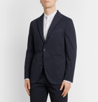 Boglioli - Navy K-Jacket Slim-Fit Unstructured Stretch-Cotton Twill Suit Jacket - Blue