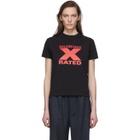 Balenciaga Black X-Rated Fitted T-Shirt