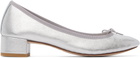 Repetto Silver Camille Heels