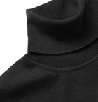 Hugo Boss - Slim-Fit Virgin Wool and Silk-Blend Rollneck Sweater - Black