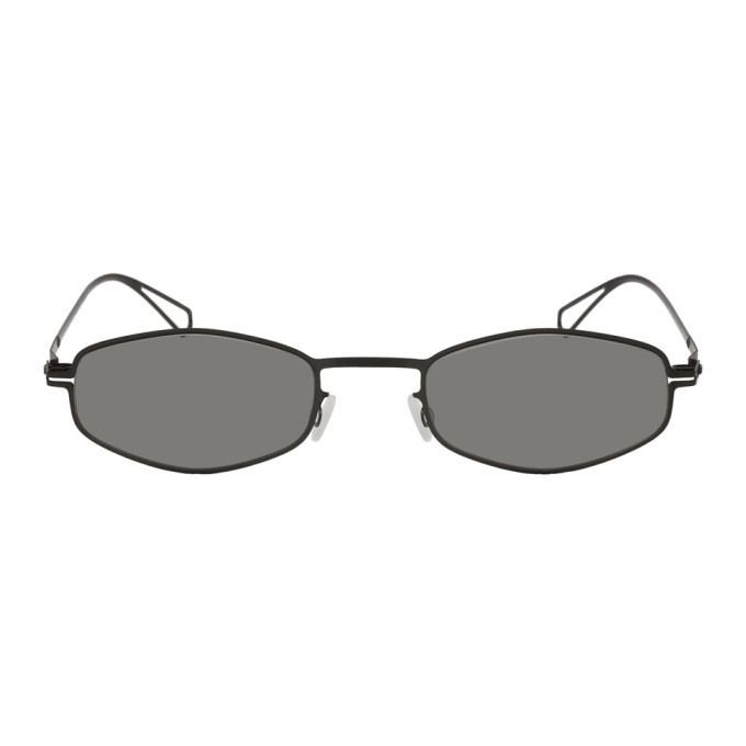 Photo: Mykita Black Bernhard Willhelm Edition Silver Sunglasses