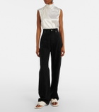 Bottega Veneta High-rise wide-leg jeans