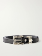 Enfants Riches Déprimés - 1cm Leather Belt - Black