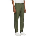 3.1 Phillip Lim Green and Black Tape Trim Sweatpants