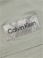 Calvin Klein Underwear - Logo-Appliquéd Stretch-Modal and Cashmere-Blend Pyjama Top - Gray